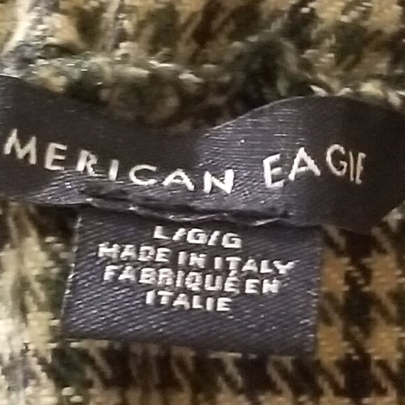 American Eagle Mini skirt Houndstooth Stretch Size Medium - Picture 3 of 5